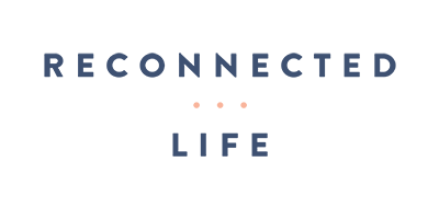 ReConnectedLife-Logo-WhiteOnBlue